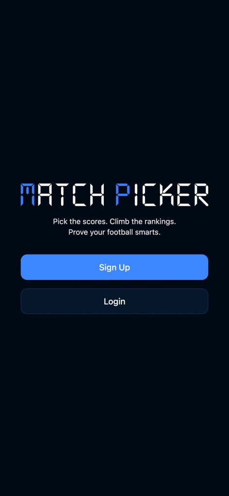 01 Match Picker Splash